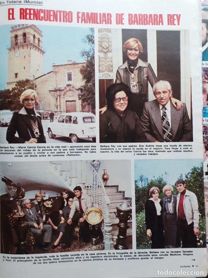 Coleccionismo de revistas y peri&oacute;dicos: barbara rey en totana con sus padres