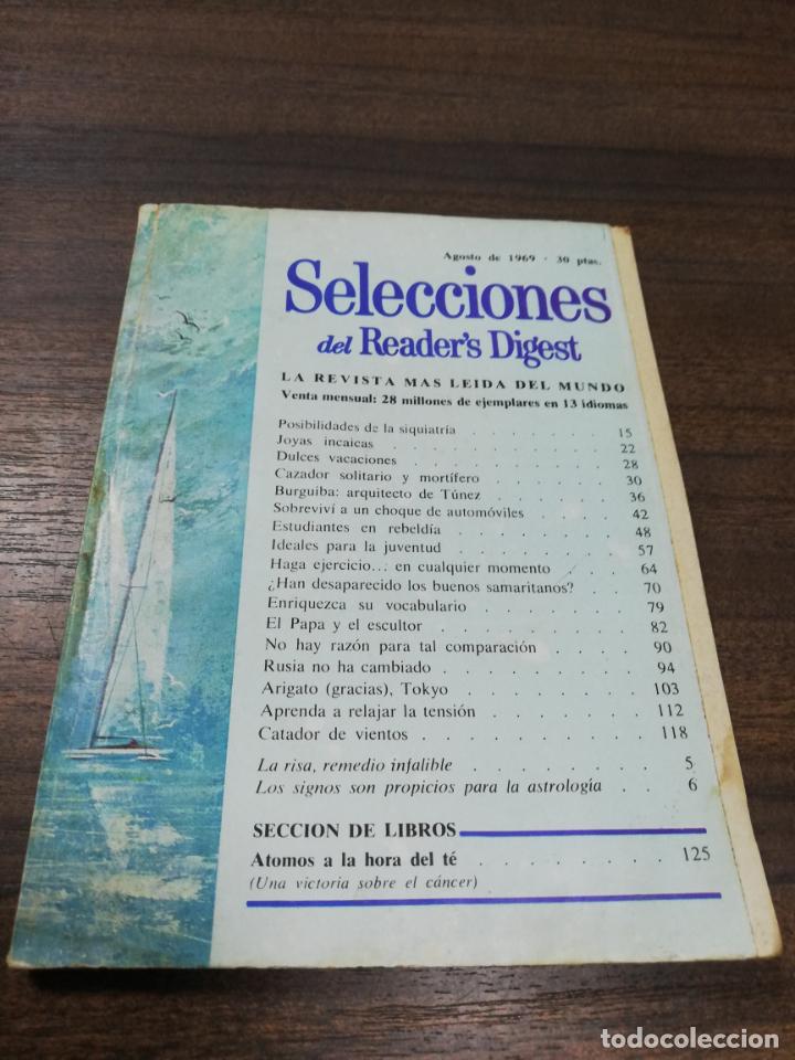 Coleccionismo de Revistas y Peri&oacute;dicos: REVISTA. SELECCIONES DEL READER&acute;S DIGEST. AGOSTO 1969.