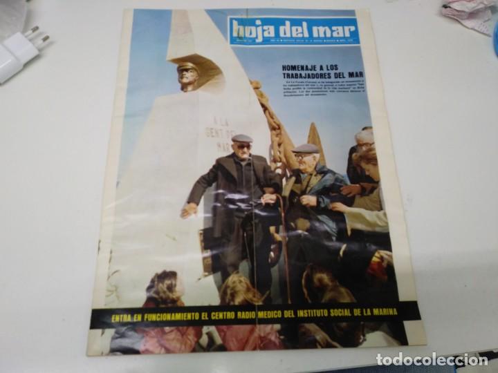 Coleccionismo de Revistas y Peri&oacute;dicos: revista HOJA DEL MAR MARINA maritima pescadores a&ntilde;o 1979 N&deg; 163