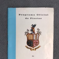 Coleccionismo de Revistas y Periódicos: RAFELBUÑOL (VALENCIA) PROGRAMA OFICIAL DE FIESTAS DE LA CIUDAD, A LA VIRGEN DEL MILAGRO...(A.1971)