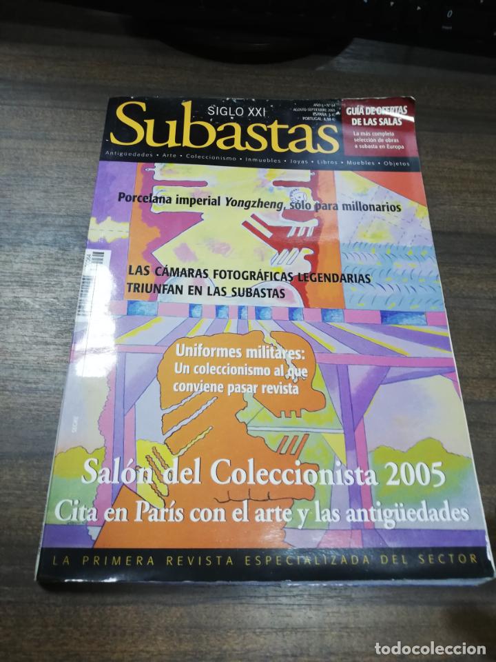 Coleccionismo de Revistas y Peri&oacute;dicos: REVISTA. SUBASTAS SIGLO XXI. A&Ntilde;O 6. N&ordm; 64. AGOSTO-SEPTIEMBRE 2005.