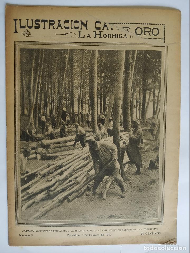 Coleccionismo de revistas y peri&oacute;dicos: LA HORMIGA DE ORO. A&Ntilde;O 1917 - N&ordm; 5. CRUILLES, MADRID, SEVILLA, BURJASOT, SEVILLA,VER FOTOS