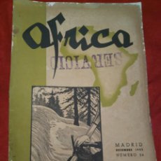Coleccionismo de Revistas y Periódicos: ANTIGUA REVISTA AFRICA DICIEMBRE 1943. Lote 192499567