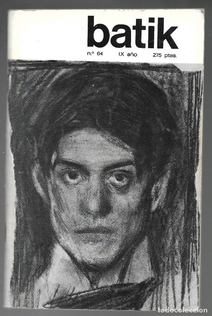 Coleccionismo de Revistas y Peri&oacute;dicos: REVISTA BATIK N&ordm; 64 PANORAMA GENERAL DE LAS ARTES 1981. HOMENAJE A PICASSO, 130 PAGINAS.
