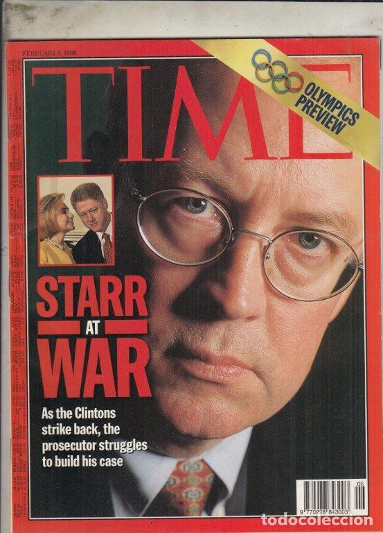 Collection Magazines and Newspapers: REVISTA TIME N&ordm; 9 FEBRERO A&Ntilde;O 1998. ESTRELLA EN LA GUERRA. PREVISUALIZACI&Oacute;N DE LOS OL&Iacute;MPICOS.