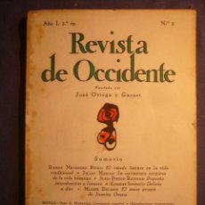 Coleccionismo de Revistas y Periódicos: REVISTA DE OCCIDENTE - NO. 2 - AÑO I - SEGUNDA ÉPOCA. REVISTA DE OCCIDENTE, MADRID, 1963. 1ª EDICIÓN