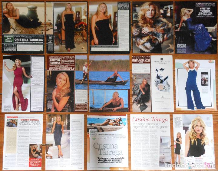 Collection Magazines and Newspapers: CRISTINA TARREGA coleccion prensa 1990s/10s fotos sexy TV spanish clippings revista