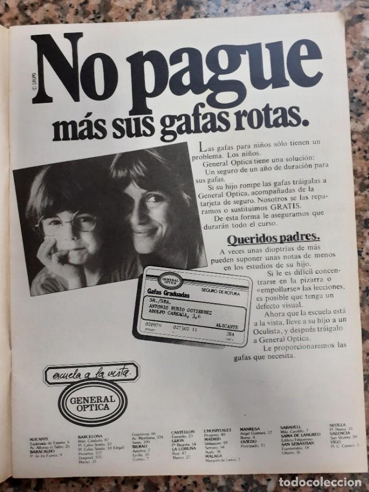 Collezionismo di Riviste e Giornali: ANUNCIO general opticas