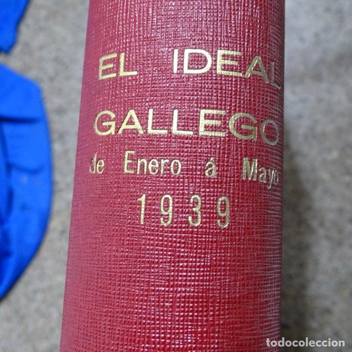 Coleccionismo de Revistas y Peri&oacute;dicos: conjunto de peri&oacute;dicos el ideal gallego encuadernados.de enero a mayo de 1939.final guerra civil.