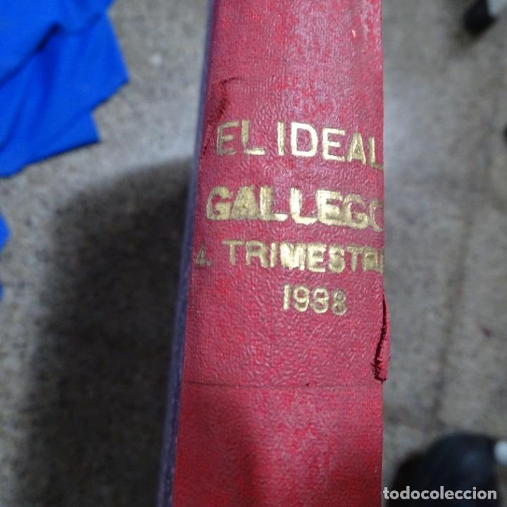 Coleccionismo de Revistas y Peri&oacute;dicos: conjunto de peri&oacute;dicos el ideal gallego encuadernados.cuarto trimestre de 1938.guerra civil.