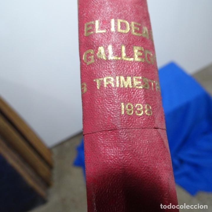 Coleccionismo de Revistas y Peri&oacute;dicos: conjunto de peri&oacute;dicos el ideal gallego encuadernados.tercer trimestre de 1938.guerra civil.