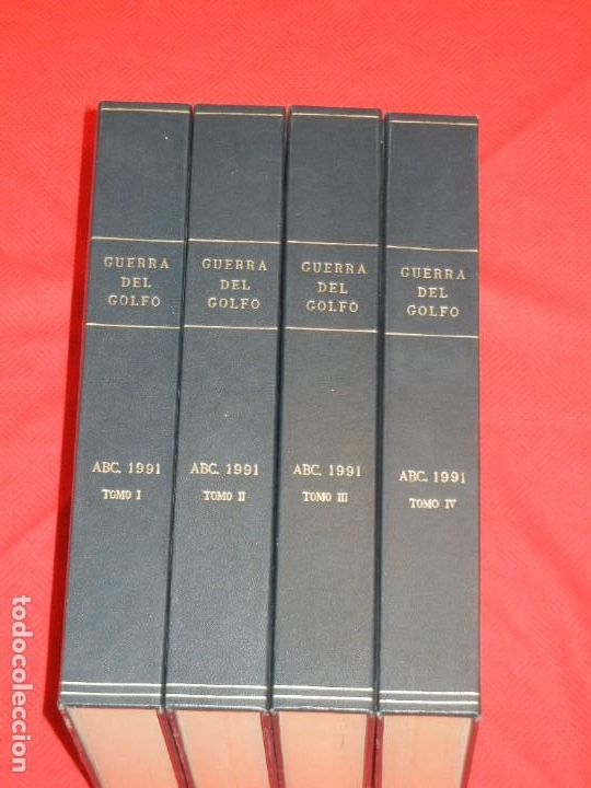 Coleccionismo de Revistas y Peri&oacute;dicos: ABC - 1991 ENERO-MARZO GUERRA DEL GOLFO - 4 VOLUMENES ENCUADERNADOS