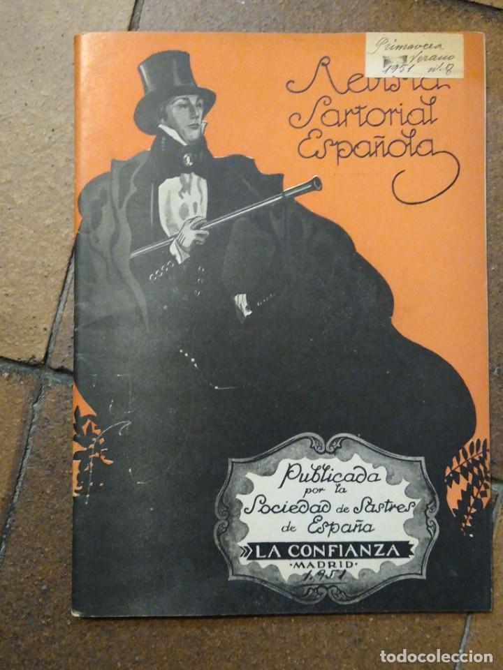 Coleccionismo de Revistas y Peri&oacute;dicos: Revista sartorial espa&ntilde;ola. La confianza. Madrid 1951  n&deg; 8 Sabadell Publicidad