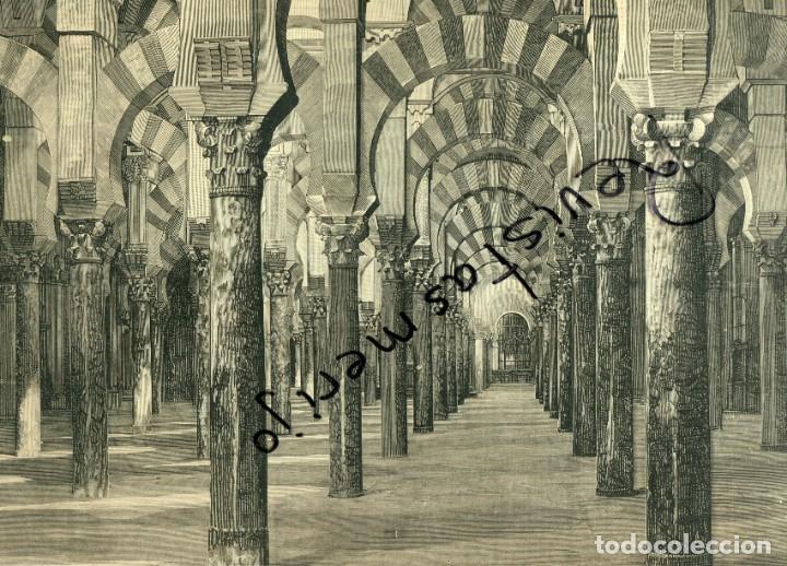 Collectionnisme de Revues et Journaux: REVISTA 1881 CORDOBA CATEDRAL GRANDE ALJAMA RAMON CAMPOAMOR JUAN DE LAS VI&Ntilde;AS CANTO TERCERO