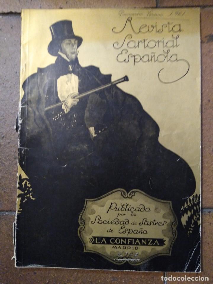 Coleccionismo de Revistas y Peri&oacute;dicos: Revista sartorial espa&ntilde;ola. Madrid 1961 primavera verano Sabadell Publicidad