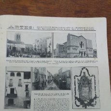 Coleccionismo de Revistas y Periódicos: ARTES METEOROLOGO PADRE FAURA FERROLL SOLDADOS GALLEGOS MELILLA PUIGCERDA SEO URGELL REVISTA 1912