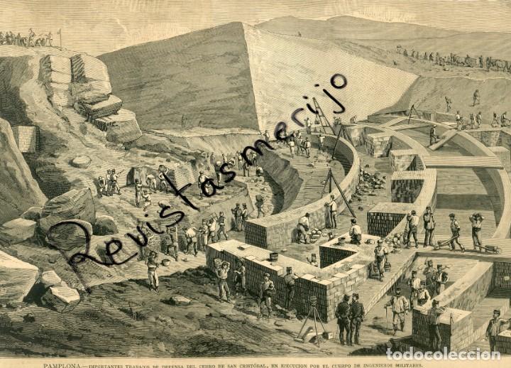 Sammeln von Zeitschriften und Zeitungen: REVISTA 1881 JOAQUIN GUTIERREZ DE RUBALCAVA Y CASAL PAMPLONA CERRO DE SAN CRISTOBAL D.N LAGARDE