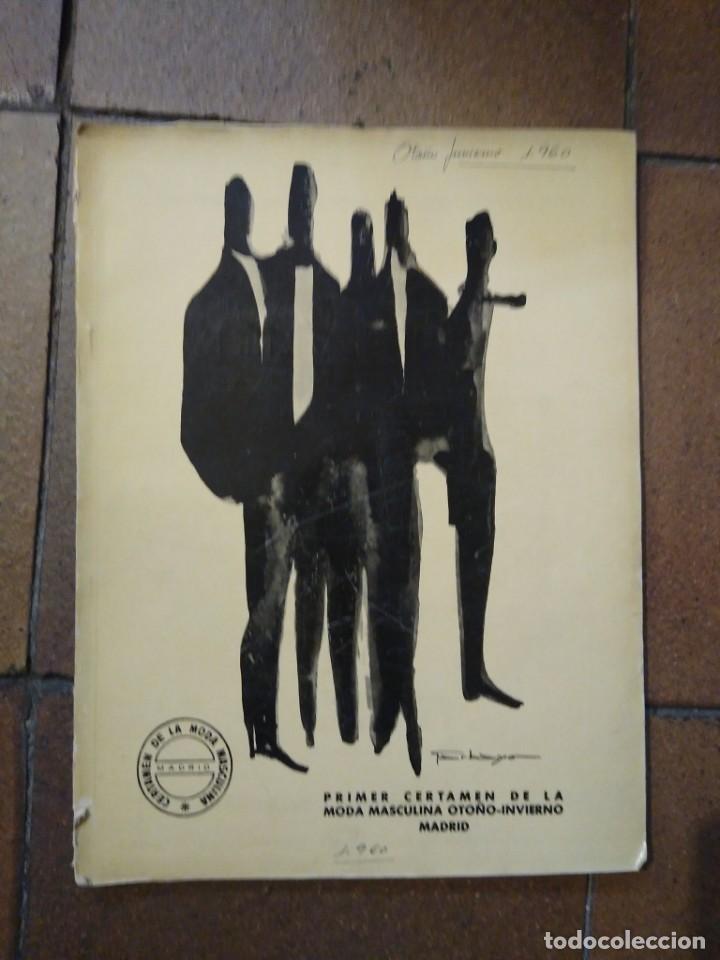 Coleccionismo de Revistas y Peri&oacute;dicos: Primer certamen de la moda masculina oto&ntilde;o invierno Madrid 1960. Publicidad Sabadell..