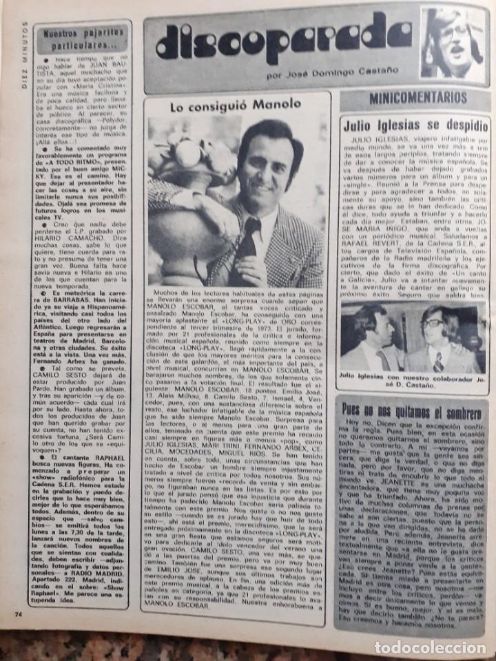 Coleccionismo de Revistas y Peri&oacute;dicos: julio iglesias manolo escobar