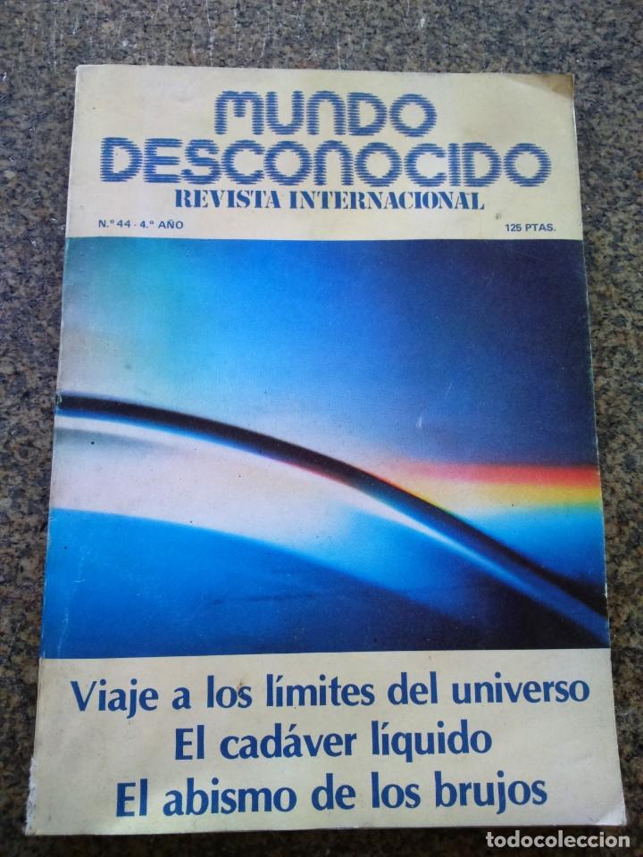 Coleccionismo de revistas y peri&oacute;dicos: REVISTA MUNDO DESCONOCIDO - REVISTA INTERNACIONAL -- N&ordm; 44 --