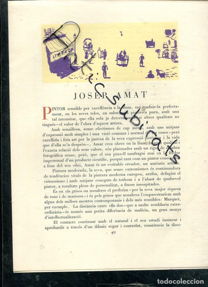 Collection Magazines and Newspapers: REVISTA A&Ntilde;O 1946 EN CATALAN JOSEP AMAT SALVADOR DALI TORRES-GARCIA ENRIC JARDI DAEDALUS PERUCHO
