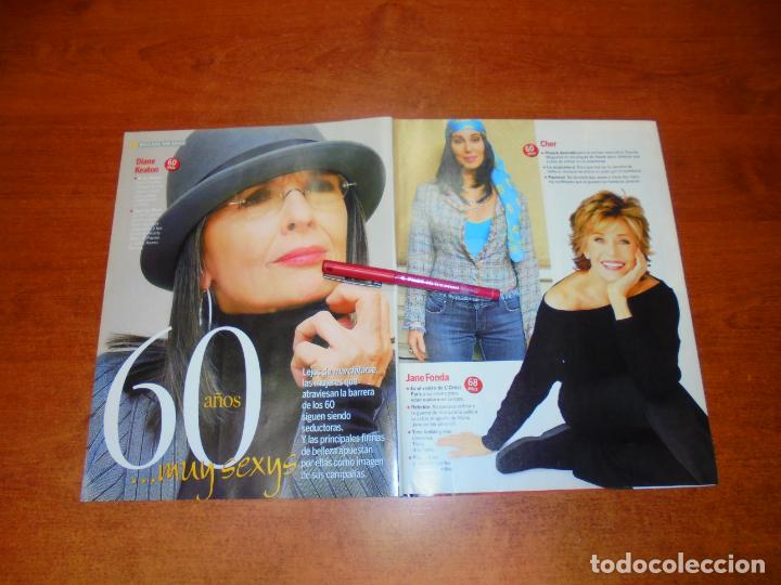 Coleccionismo de revistas y peri&oacute;dicos: CLIPPING: CHER. JANE FONDA. PILAR VEL&Aacute;ZQUEZ. CHARO L&Oacute;PEZ. MARISA PAREDES. LAUREN HUTTON.
