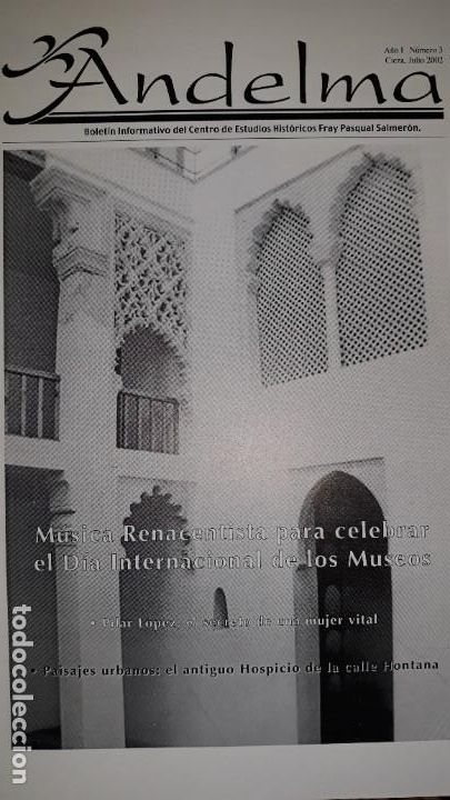 Collectionnisme de Revues et Journaux: ANDELMA 3 2002 EXPO &Aacute;FRICA NEGRA M&Uacute;SICA RENACENTISTA MUJER VITAL HOSPICIO CENSO EDIFICIOS DANZA CORT