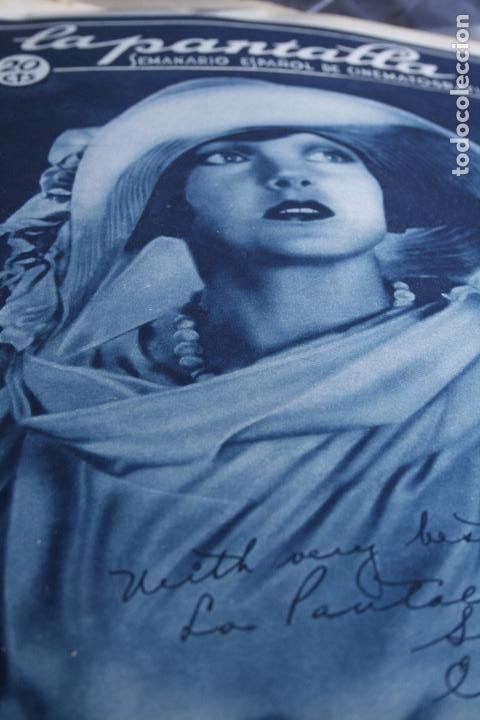 Collectionnisme de Revues et Journaux: CINE  LA PANTALLA N&ordm; 22 CORINNE GRIFFITH LUPE VELEZ DOLORES DEL RIO RAQUEL MELLER TERESITA ZAZA