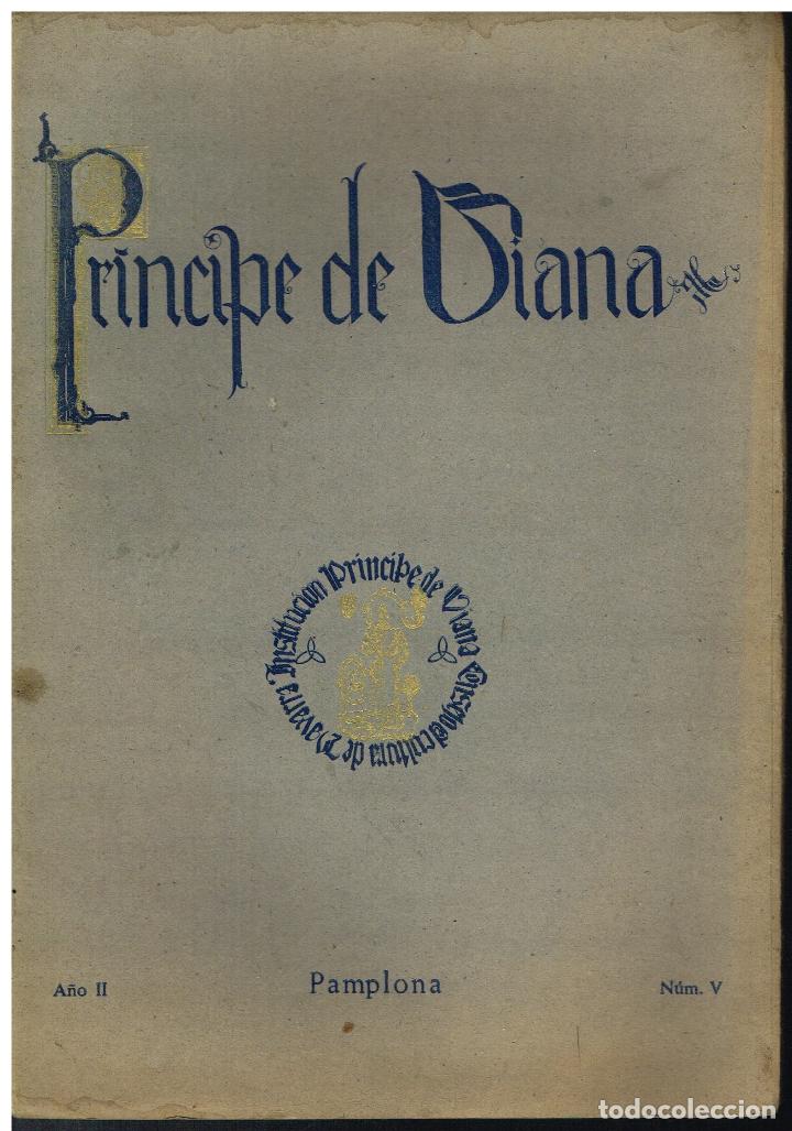 Collezionismo di Riviste e Giornali: PR&Iacute;NCIPE DE VIANA. REVISTA DE LA INSTITUCI&Oacute;N DE NAVARRA N&ordm; 5, A&Ntilde;O 1941 - CON FOTOGRAF&Iacute;AS
