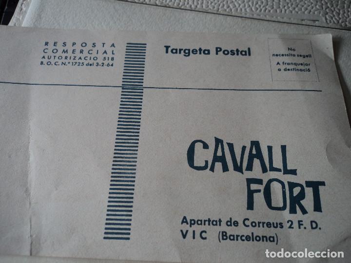 Colecionismo de Revistas e Jornais: tarjeta postal subscripcion a cavall fort 1981 en catala