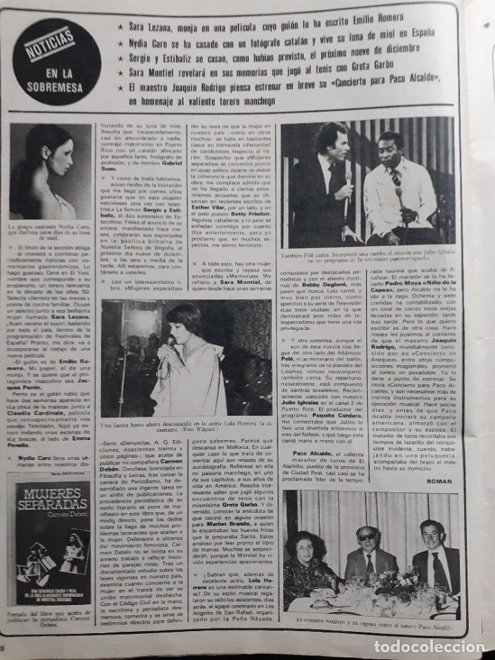 Coleccionismo de Revistas y Peri&oacute;dicos: nydia caro julio iglesias pele lola herrera el maestro rodrigo
