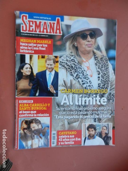 Coleccionismo de Revistas y Peri&oacute;dicos: REVISTA SEMANA - N&ordm; 4172 - 2020 - MEGHAN MARKLE, CARMEN BORREGO, ALBA CARRILLO...