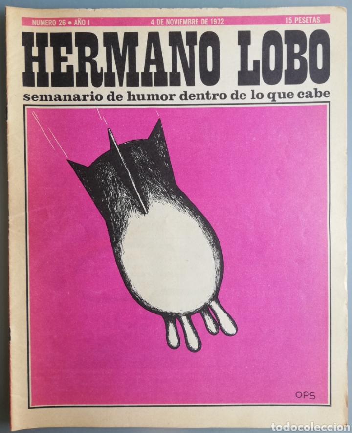 Collection Magazines and Newspapers: HERMANO LOBO n&ordm; 26 - 4 noviembre 1972