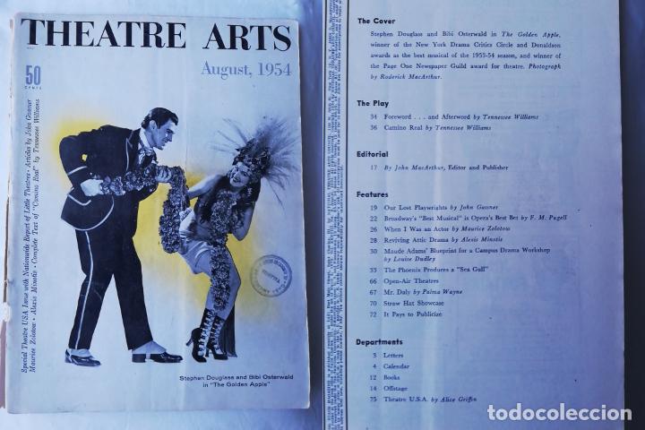 Coleccionismo de revistas y peri&oacute;dicos: THEATRE ARTS August 1954