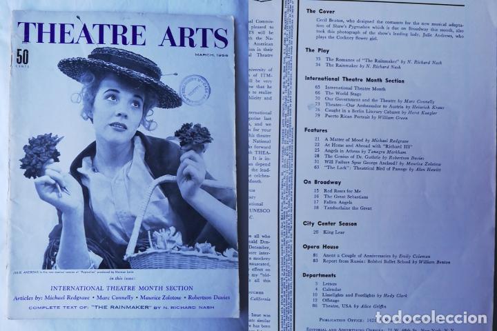 Coleccionismo de revistas y peri&oacute;dicos: THEATRE ARTS MARCH 1956