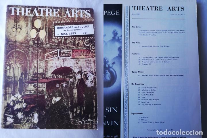 Colecionismo de Revistas e Jornais: THEATRE ARTS MAY 1959
