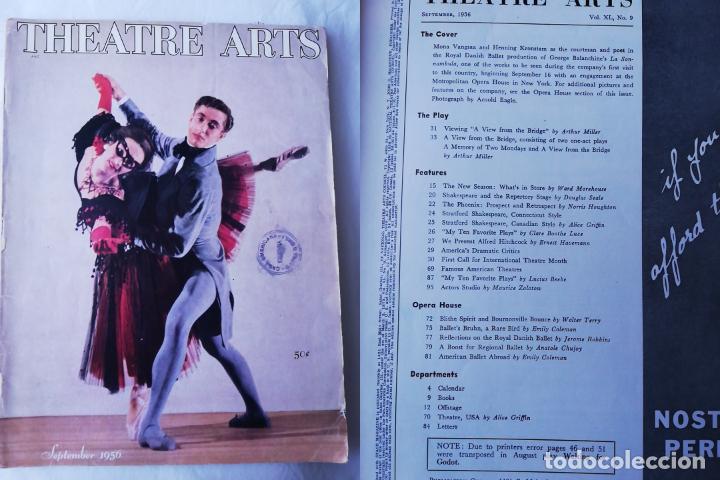 Coleccionismo de revistas y peri&oacute;dicos: THEATRE ARTS September 1956