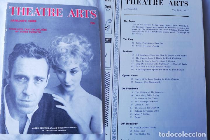 Coleccionismo de revistas y peri&oacute;dicos: THEATRE ARTS JANUARY 1959
