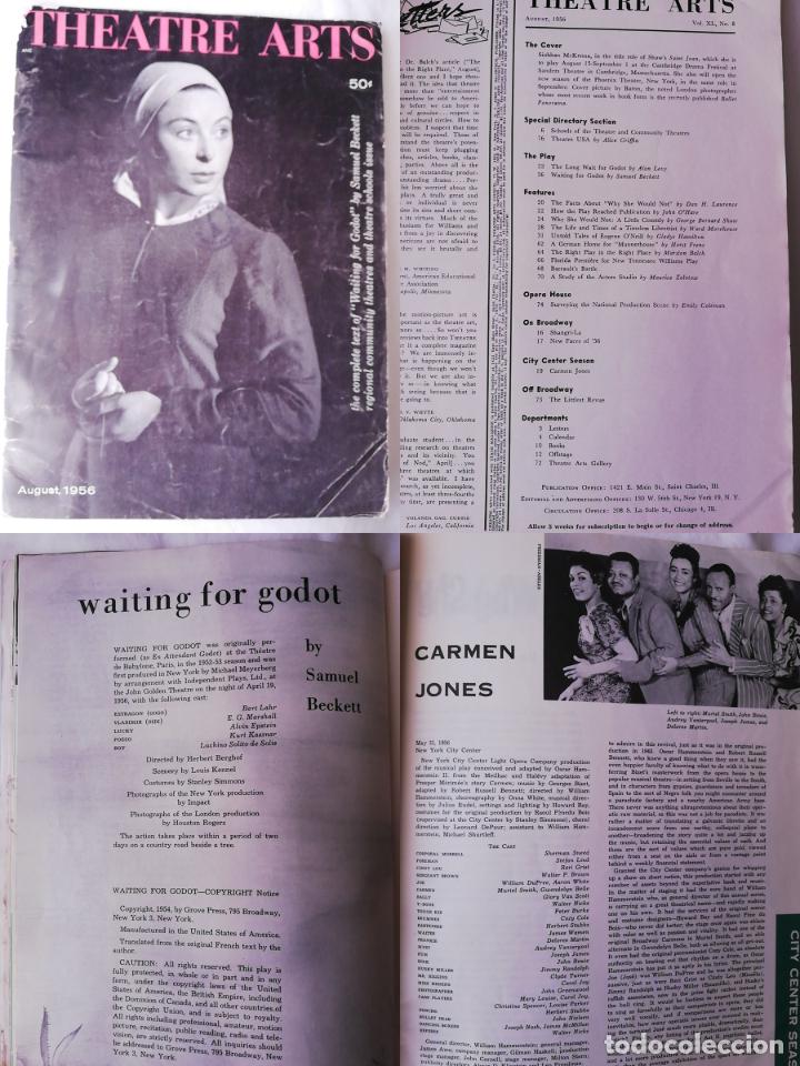 Coleccionismo de revistas y peri&oacute;dicos: THEATRE ARTS August 1956