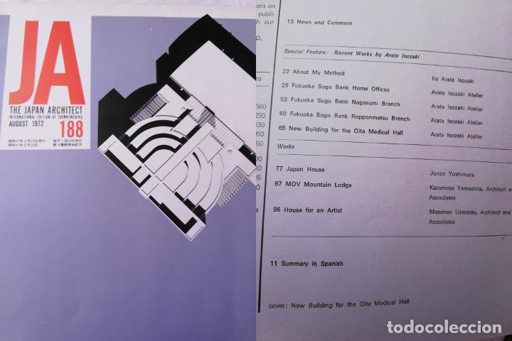 Coleccionismo de revistas y peri&oacute;dicos: THE JAPAN ARCHITECT INTERNATIONAL EDITION OF SHINKENCHIKU 188