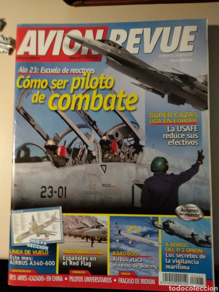 Coleccionismo de revistas y peri&oacute;dicos: REVISTA AVION REVUE INTERNACIONAL
