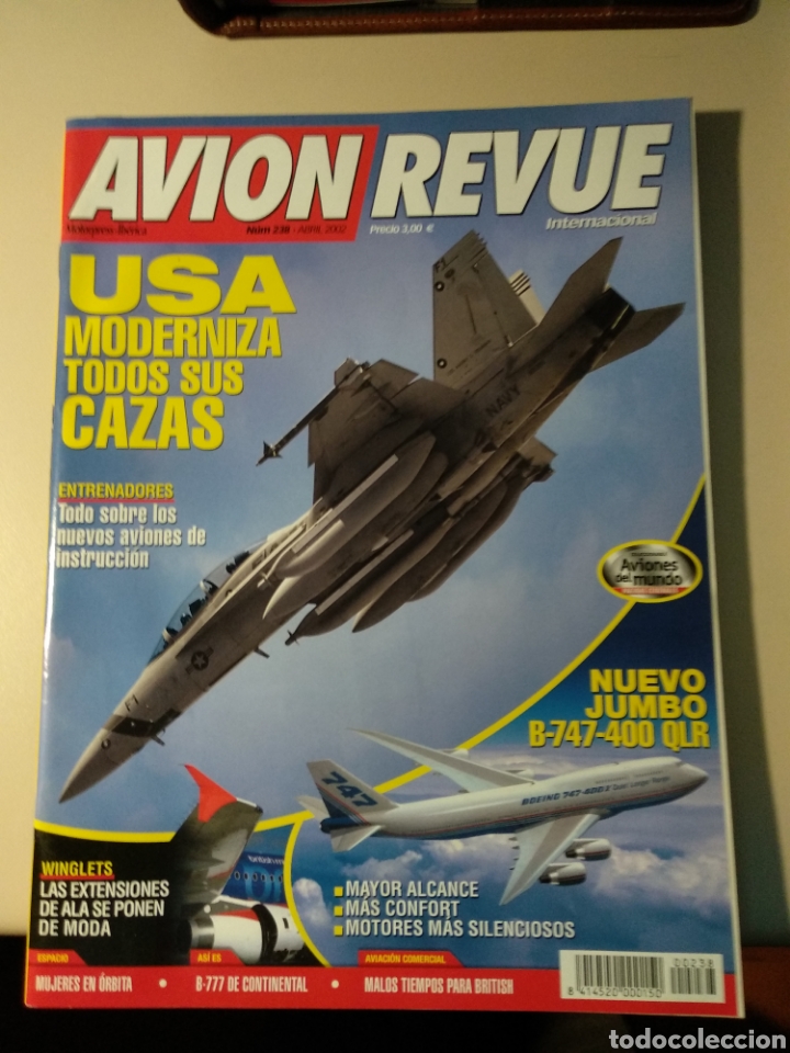 Coleccionismo de Revistas y Peri&oacute;dicos: REVISTA AVION REVUE INTERNACIONAL