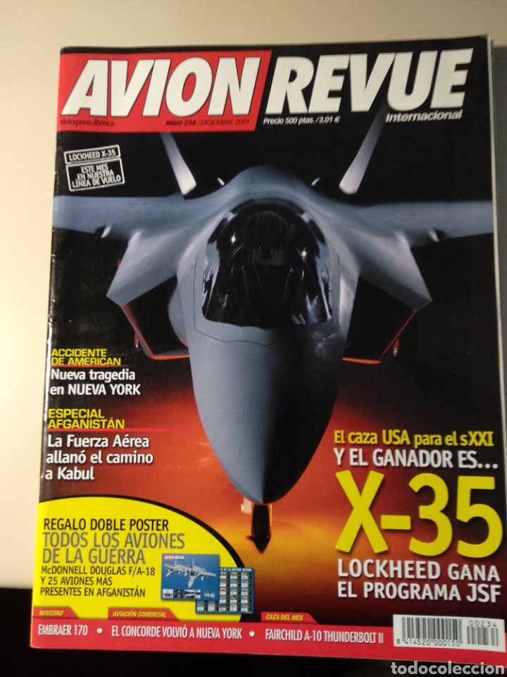 Coleccionismo de Revistas y Peri&oacute;dicos: REVISTA AVION REVUE INTERNACIONAL