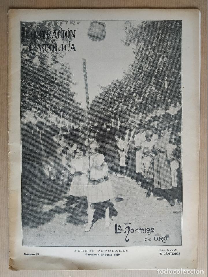 Coleccionismo de revistas y peri&oacute;dicos: LA HORMIGA DE ORO. A&Ntilde;O 1910. N&ordm; 25. BARCELONA, MALLORCA, CALAIS, VALENCIA SUCESOS, MADRID , SARRIA