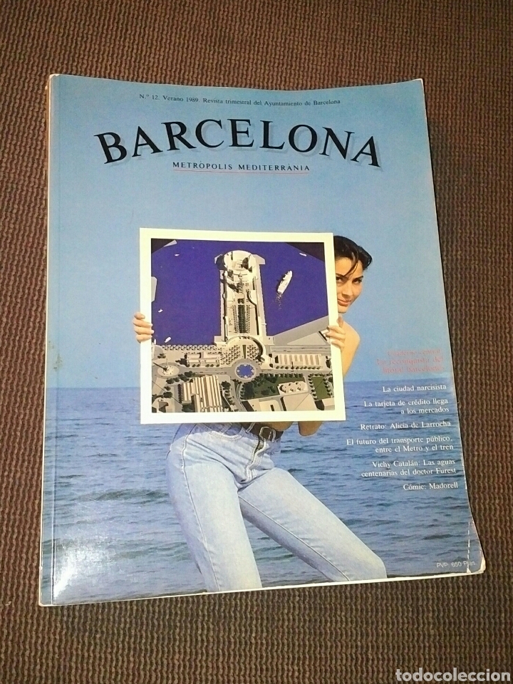 Collectionnisme de Revues et Journaux: Revista Barcelona Metr&ograve;polis Mediterr&agrave;nia n&uacute;m 12, 1989 - Ajuntament Barcelona