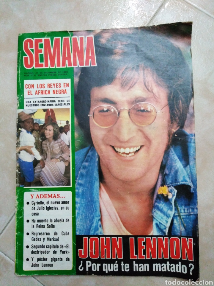 Coleccionismo de Revistas y Peri&oacute;dicos: Revista semana 27 diciembre 1980 con p&oacute;ster en el interior de la revista