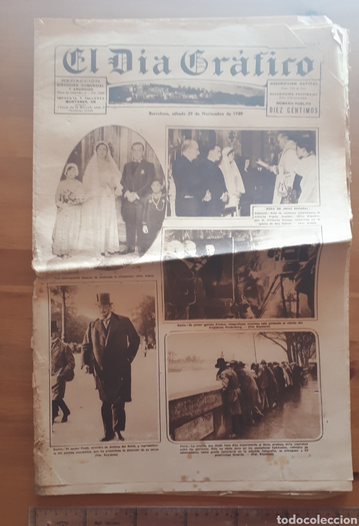 Coleccionismo de Revistas y Peri&oacute;dicos: El d&iacute;a gr&aacute;fico. 29 noviembre 1930