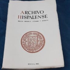 Coleccionismo de Revistas y Periódicos: ARCHIVO HISPALENSE N 199 REVISTA HISTÓRICA, LITERARIA ARTISTICA 1982 MONOGRAFICO JUAN RAMÓN JIMÉNEZ 