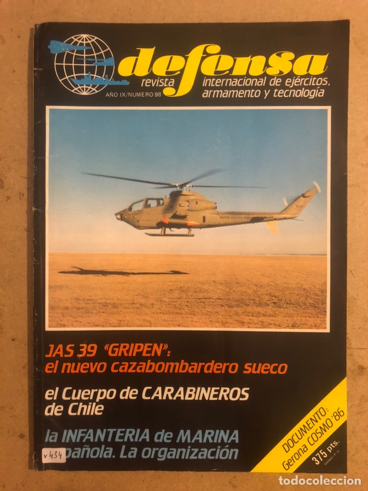Colecionismo de Revistas e Jornais: DEFENSA, REVISTA INTERNACIONAL DE EJ&Eacute;RCITOS Y TECNOLOG&Iacute;A N&deg; 98 (1986).