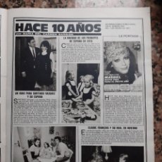 Coleccionismo de Revistas y Periódicos: CLAUDE FRANCOIS ANDRES RESINO MASSIEL LAS INFANTAS PRINCIPE FELIPE SANTIAGO VAZQUEZ